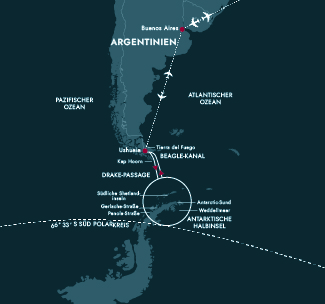 Antarktis Die Route der Entdecker HX Expeditions