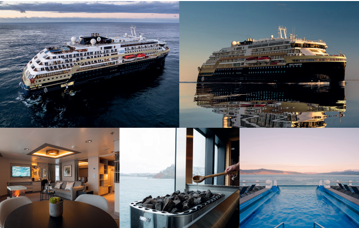 Schiffe MS Fridtjof Nansen und MS Roald Amundsen